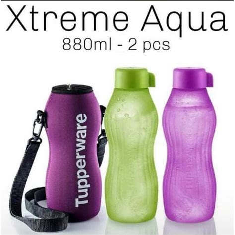 Colour Tupperware Xtrem Aqua Eco Bottle Screw Cap Ml Pouch