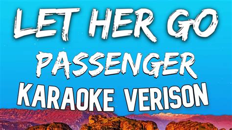 Passenger Let Her Go Karaoke Version YouTube