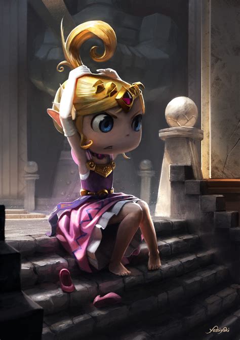 Princess Zelda The Legend Of Zelda And More Drawn By Cassio