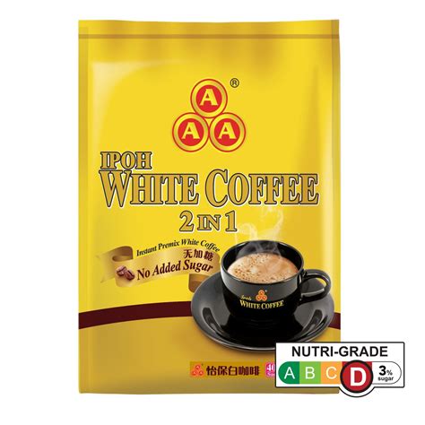 AAA Ipoh White Coffee 2 In 1 No Sugar NTUC FairPrice