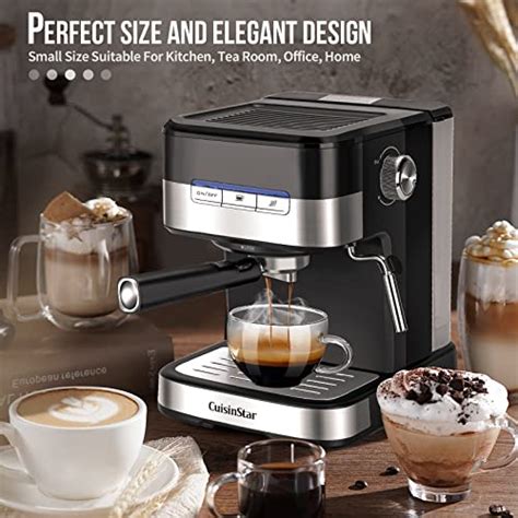 Cuisinstar Espresso Machineexpresso Coffee Machine With Milk Frother