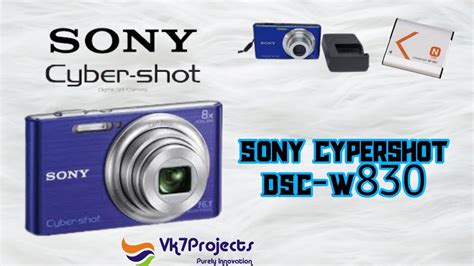 Sony Cybershot Megapixel Camara Dsc W Vk Projects