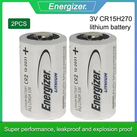 2PCS Original Energizer CR2 CR15H270 3V 850mAh Lithium Batteries For