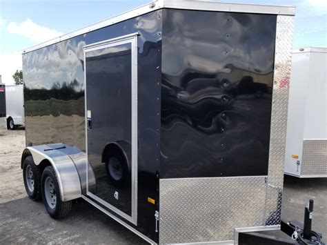 Enclosed Trailer 6x12 Black Tandem Axle Ad 40 Now With Polycore Usa