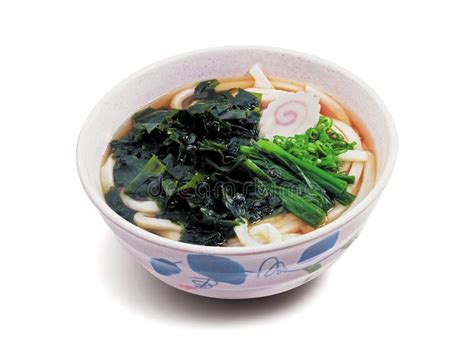 Japanese Udon Noodle Soup With Vegetables Stock Photo Image Of Meal