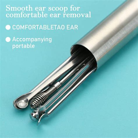 Only Durable Ear Wax Cleaning Kit Stainless Steel Removal Tool Ear Wax