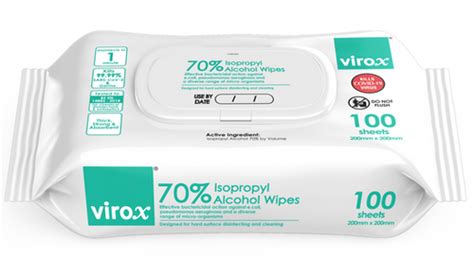 Virox Isopropyl Alcohol Wipes S Kleen Pak