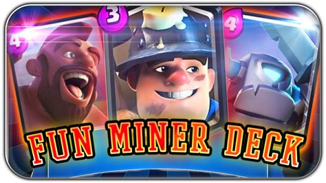 Coolstes Miner TunnelgrÄber Deck FÜr Arena 7 8 Clash Royale Let S Play Deutsch German Youtube