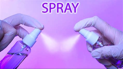 Asmr Relaxing Spray 💦water💦 Lid Sounds Partially Layered No Talking