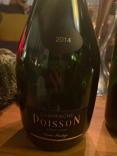 2014 Christian Poisson Champagne Poisson Cuvee Prestige Premier Cru