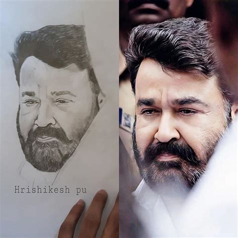 Mohanlal Drawing Sketch - img-jam