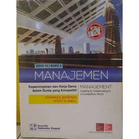 Jual Buku Manajemen Edisi Buku Thomas S Bateman Shopee Indonesia