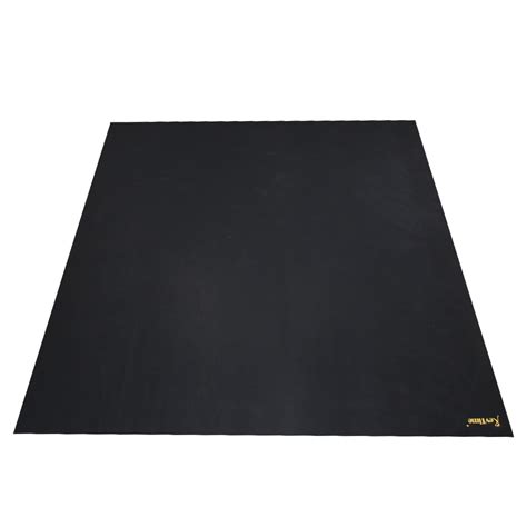 Extreme Large Exercise Rubber Mat 8’x6’Black – RevTime