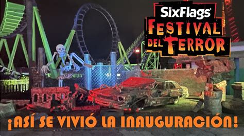 Así se vivió la Inauguración de Festival Del Terror 2022 de Six Flags