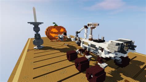 Mars Rover vs. Pumpkin Minecraft Map