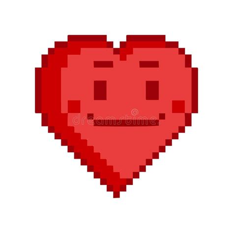 Pixel Art Heart Stock Illustrations Pixel Art Heart Stock