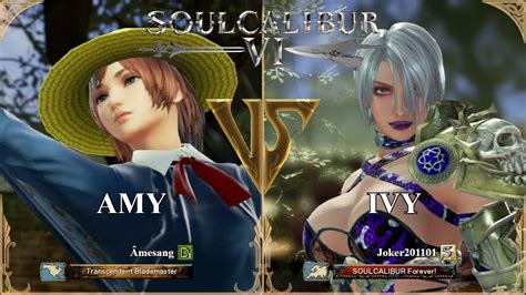 SoulCalibur VI Amesang Amy VS Joker201101 Ivy Xbox One S Ranked