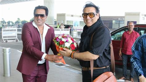 Govinda Bumps Into His Doppelganger At Mumbai Airport Wife Sunita