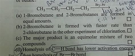 01 Dud Br2 Hv E Ryo CH3 CH2 CH2 CH3 Jueve A 1 Bromobutane