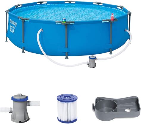 Bestway Steel Pro Max Frame Pool Schwimmbad Schwimmbecken X Cm