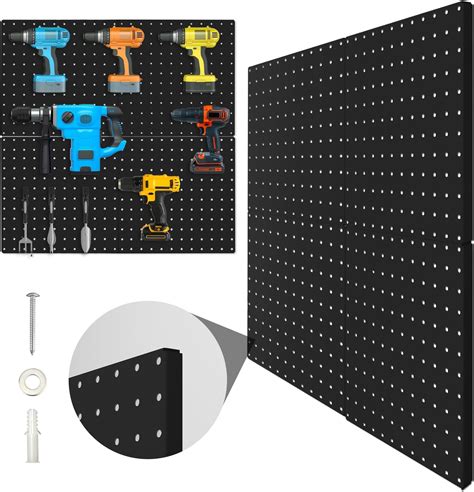 Amazon Torack Pcs X Pegboard Panels For Wall Garage Utility