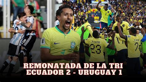 Remontada De Ecuador Ecuador Uruguay Argentina Golea En La Paz