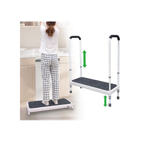 Step Stool With Handle For Elderly Medical Step Stools Seniors Handicap