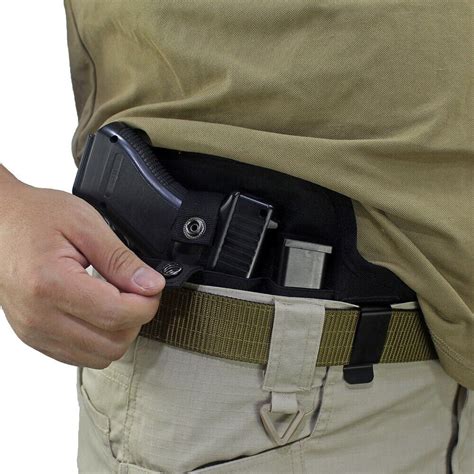 Tactical Dual Clip Soft Pancake Concealed Carry Iwb Gun Holster Waist Holster Ebay