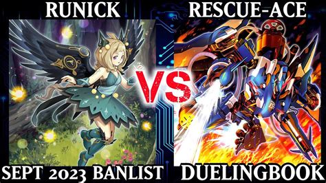 Runick Vs Rescue Ace Dueling Book Youtube