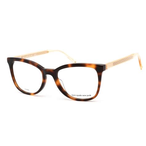 Kate Spade Sariyah Eyeglasses Havana Clear Demo Lens In Brown Lyst