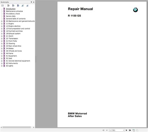 BMW Motorcycles Collection 1 04 GB Repair Maintenance Manual PDF