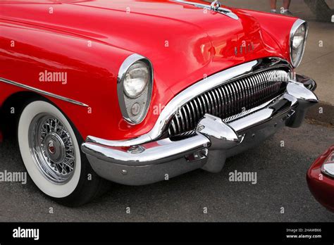 Detail of a vintage car, Province of Quebec, Canada Stock Photo - Alamy