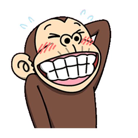 Sticker Maker - funny monkey 6