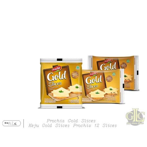 Jual Prochiz Gold Slices Isi 12 Lembar Keju Slice Keju Lembaran