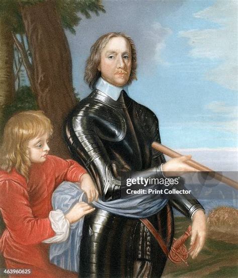 Oliver Cromwell English Military Leader And Politician Portrait Of