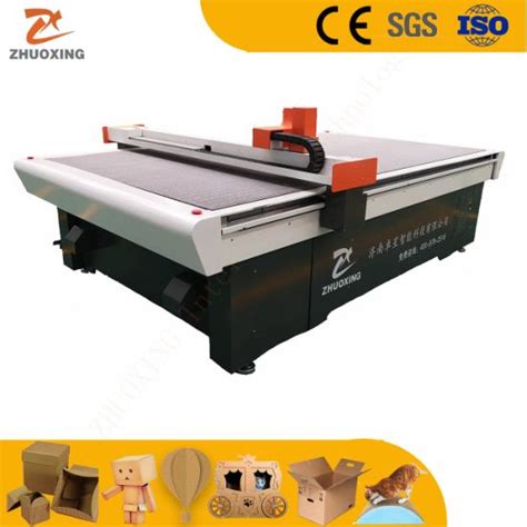 China Cnc Digital Box Cutting Machine For Corrugated Grey Board Carton