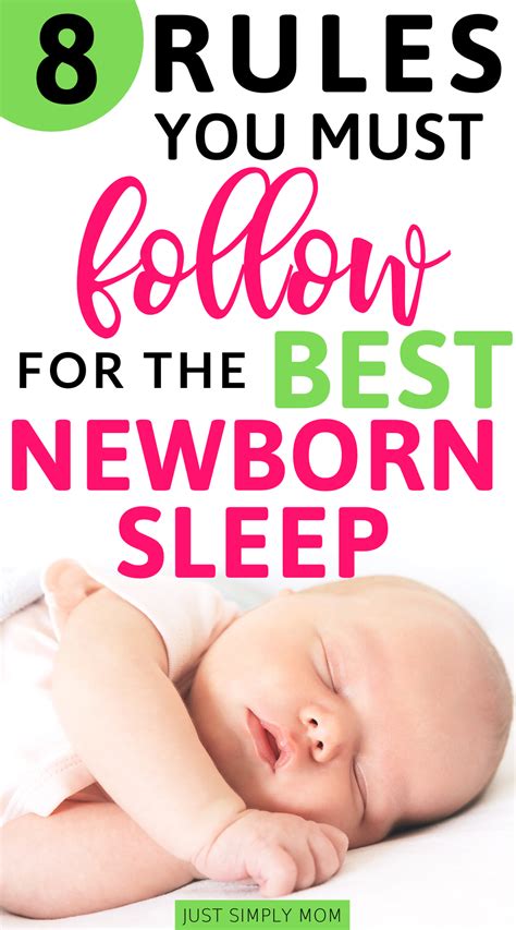 Newborn Tips for Sleeping - Just Simply Mom