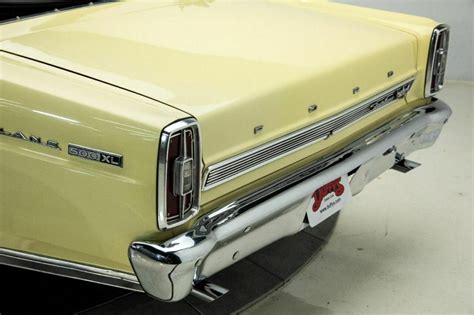 1966 Ford Fairlane 500 V8 4 7L Automatic Convertible Yellow For Sale