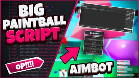 Big Paintball Script Gui Op Roblox [aimbot Esp Trolling ] Pastebin 2022 Youtube