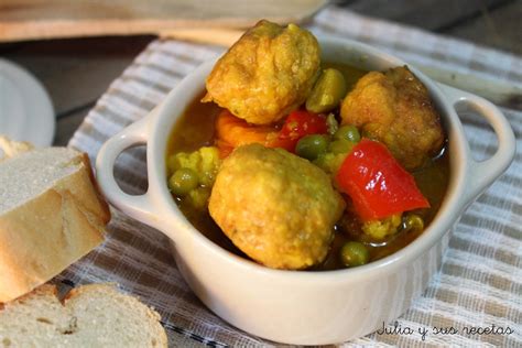 JULIA Y SUS RECETAS ALBÓNDIGAS A LA JARDINERA