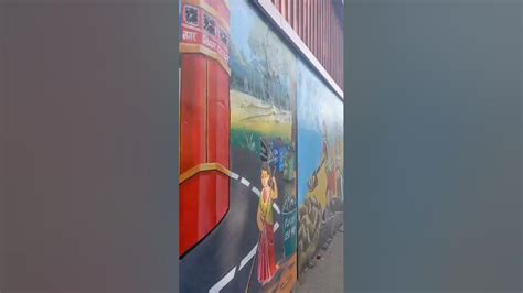 Wall Painting At Dehradun Youtubeshorts Wallpainting