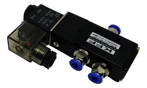 V Lvula Solenoide Vias Pneum Tica Mangueira Mm V Kff Automacao