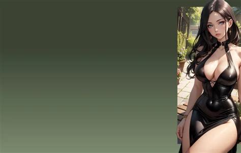 Wallpaper Girl Hot Long Hair Dress Legs Anime Figure Pretty For Mobile And Desktop