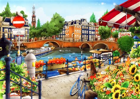 Puzzle Amsterdam 1 500 Pezzi Puzzle Mania It