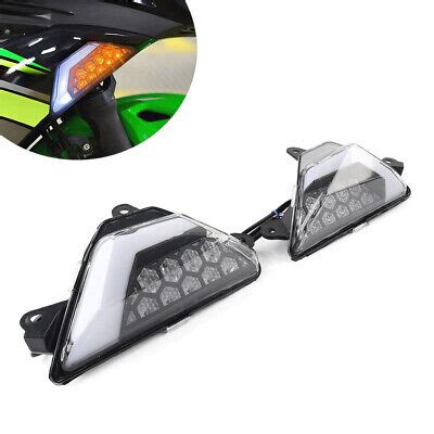 Vordere Led Blinker F R Kawasaki Ninja Zx R Klar Ebay