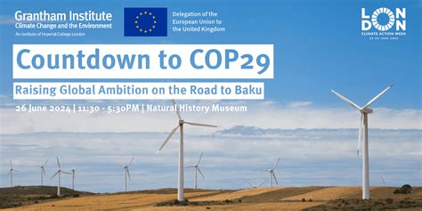 Countdown To COP29 Raising Global Ambition On The Road To Baku