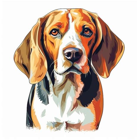 Vector Del Perro Beagle Vector Premium