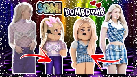 Somi Dumb Dumb Outfit Codes Links In Roblox Kpop Visionary Mel