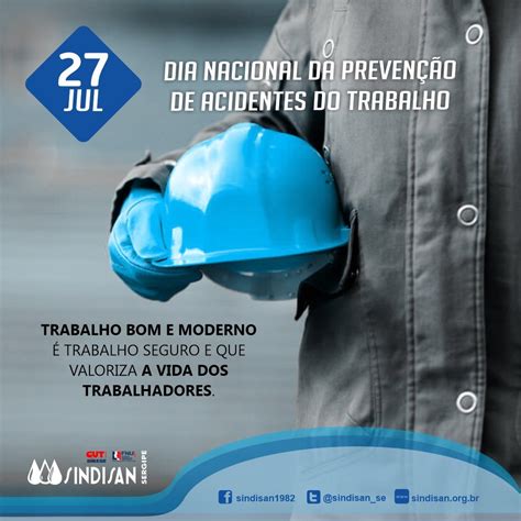 Sindisan Dia Nacional De Preven O De Acidentes De Trabalho Fnu