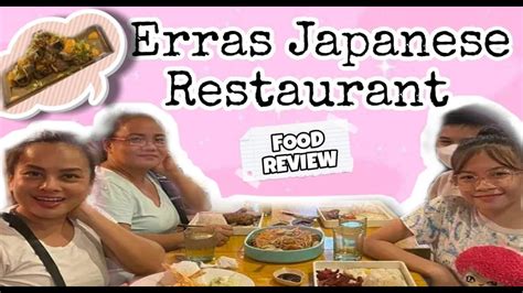 Erras Japanese Restaurant Youtube